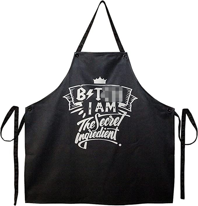 JOYPLUS I Am the Secret Ingredient Funny Aprons Birthday Gifts for Men,Women,Husband, Brother, Plus Size Aprons and Grilling BBQ Chef Chef Costume