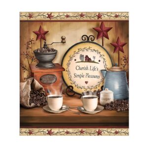 collections etc primitive country coffee dishwasher magnet cover