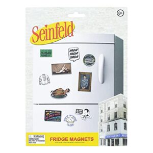 seinfeld fridge magnets, officially licensed seinfeld tv show merchandise gifts and home decor