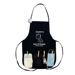 munificence funny gag gift for future dads, apron daddy to be gag gift, perfect baby shower games, funny activity, gender reveal.
