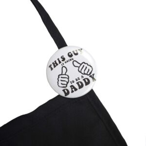 MUNIFICENCE FUNNY GAG GIFT FOR FUTURE DADS, APRON DADDY TO BE GAG GIFT, PERFECT BABY SHOWER GAMES, FUNNY ACTIVITY, GENDER REVEAL.