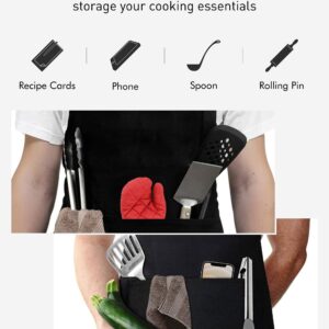 XBPDMWIN Funny Aprons for Women - Cute Kitchen Aprons with 2 Pockets for Cooking Baking - Birthday, Valentines Day, Mother's Day Apron Gifts for Mom Wife Girlfriend Aunt Grandma