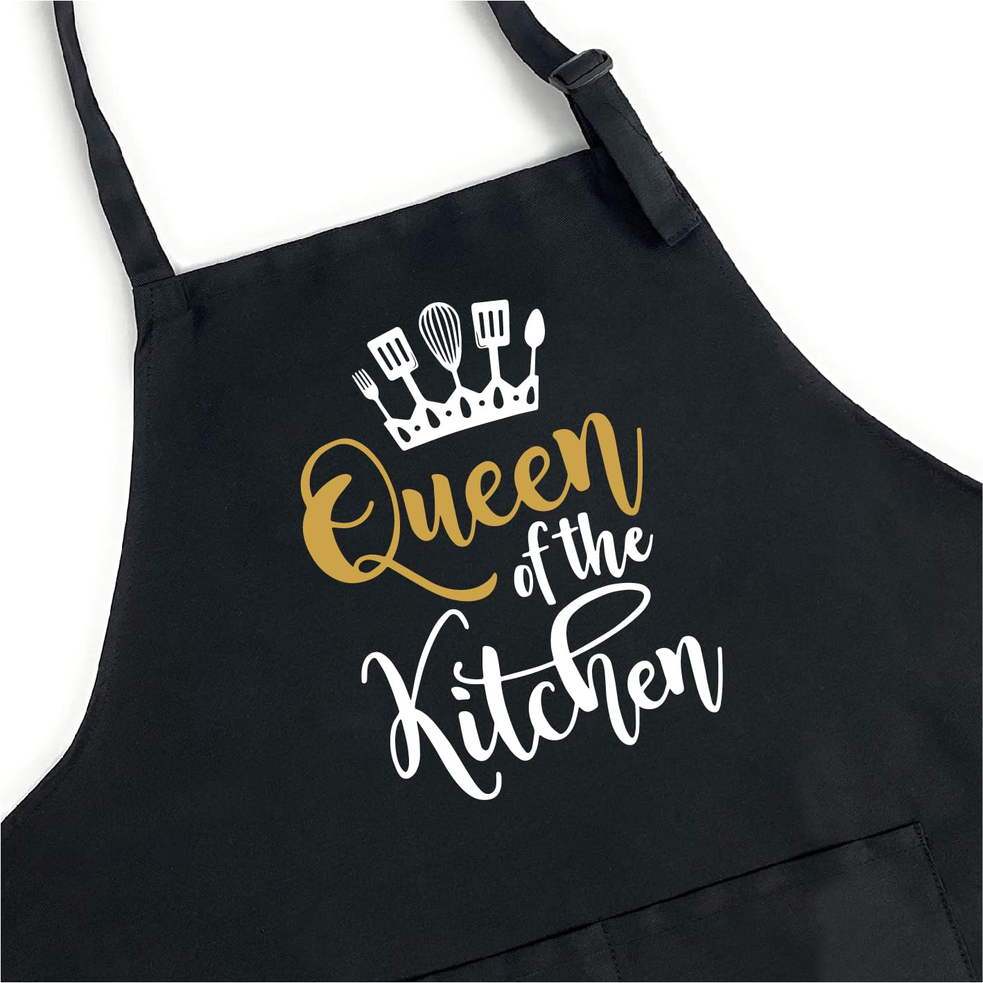 XBPDMWIN Funny Aprons for Women - Cute Kitchen Aprons with 2 Pockets for Cooking Baking - Birthday, Valentines Day, Mother's Day Apron Gifts for Mom Wife Girlfriend Aunt Grandma