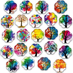 morcart 30pcs tree of life and strong fridge magnets - decorative magnets for office cabinets, whiteboards, dishwashers, cute locker magnet