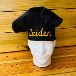Personalized Chef Hat - Custom Embroidery, Poplin Floppy Design, Unisex for Men & Women. Perfect for Chefs!