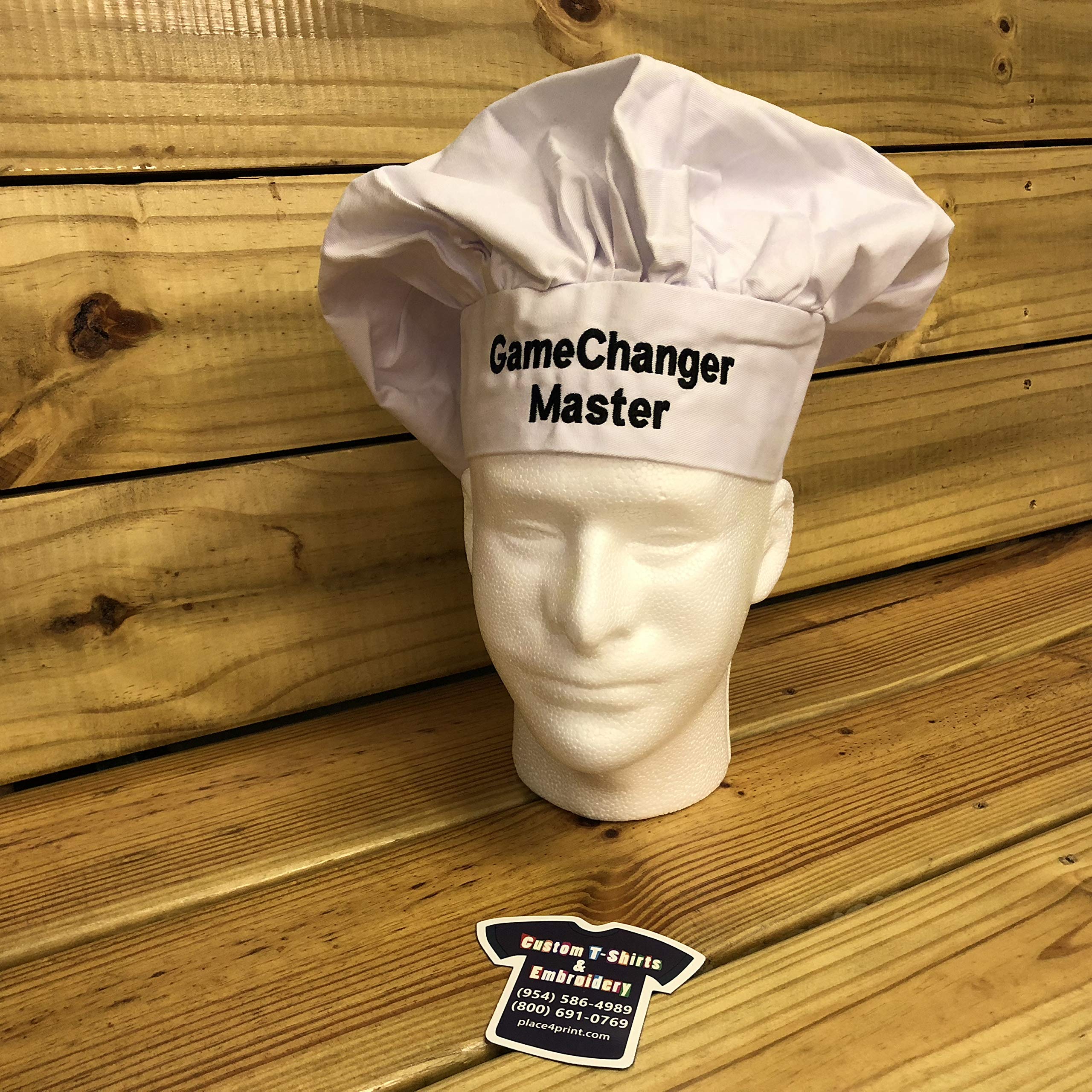 Personalized Chef Hat - Custom Embroidery, Poplin Floppy Design, Unisex for Men & Women. Perfect for Chefs!