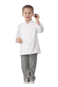 chef works kids kids chef coat, white, medium
