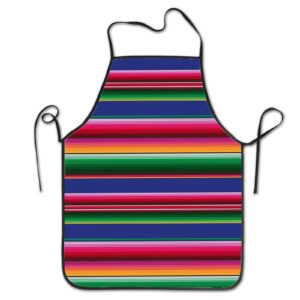 cilouebghg mexican serape designs funny design apron personalized kitc restaurant pinafore with neck strap chef home barber kitchen gardening