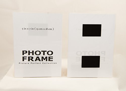 Photo Booth Frames - 5x7 Inch Acrylic Magnetic Photo Frame, Sign Holder Fridge Magnet Picture Frame (10 Pack)