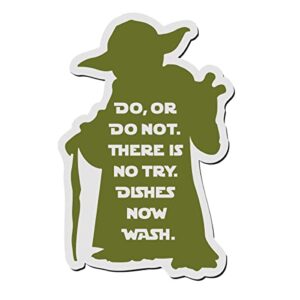 Hopeful House & Home Clean Dirty Magnet for Dishwasher – Yoda, A Strong Heavy Duty Magnetic Dishwasher Sign to Identify if Your Dishes are Clean or Dirty. Double Sided Magnetic Sign Clean or Dirty