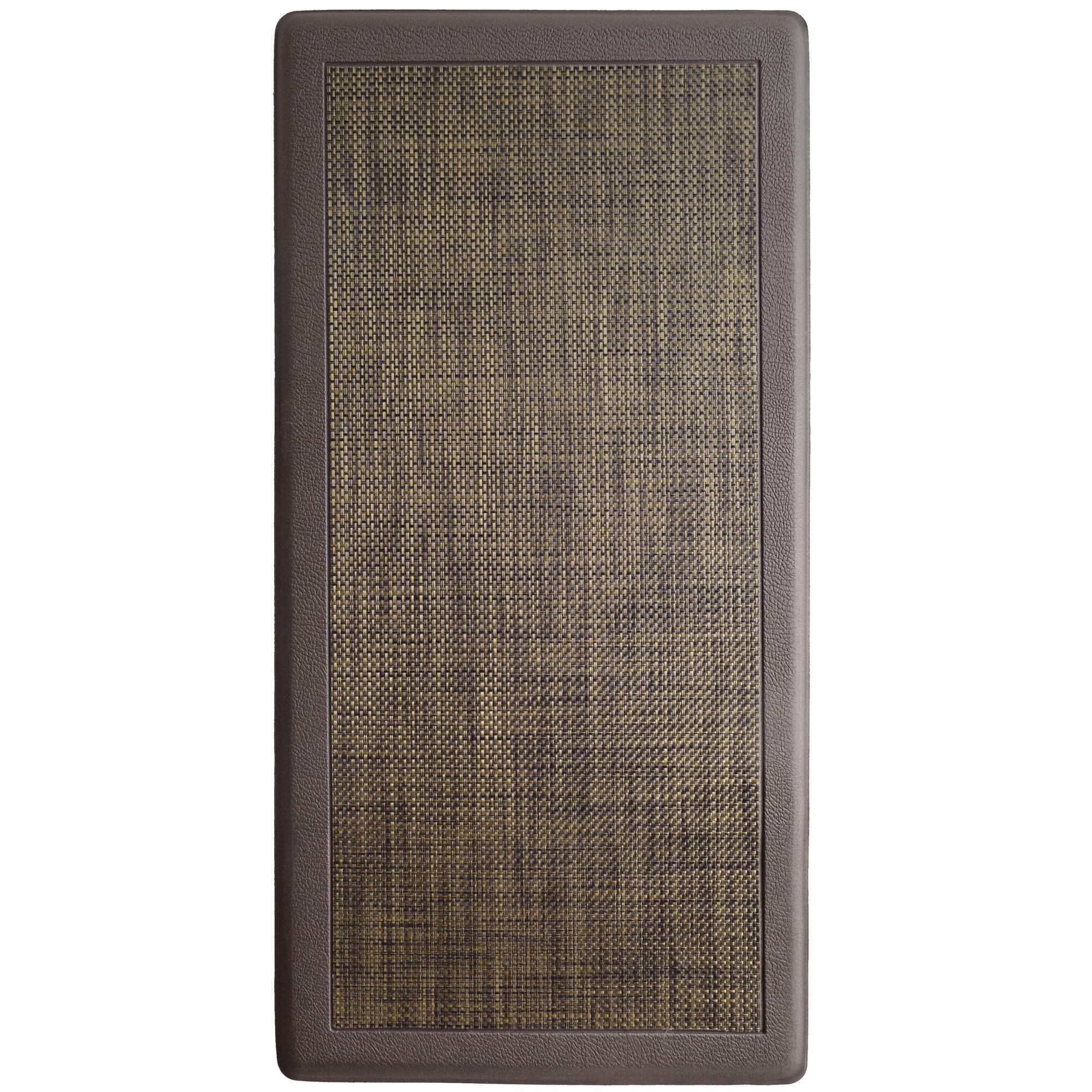 iCustomRug Ergonomic Anti Fatigue Kitchen Mat with Durable textalene Surface, for Comfort While Standing in Kitchen, Bathroom, Workstation Memory Foam Mat 39"×20"×0.50" (L×W×H) in Fawn