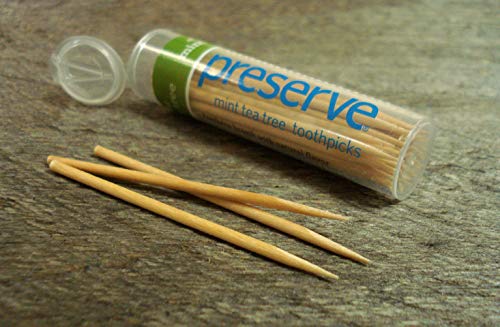 Preserve Toothpicks, Mint Tea Tree, 24 canisters