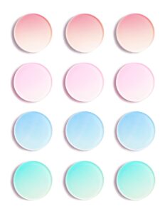 mymazn refrigerator magnets cute fridge magnets decorative magnets for fridge, colorful magnets for whiteboard, gradient color magnets for locker (4 colors)