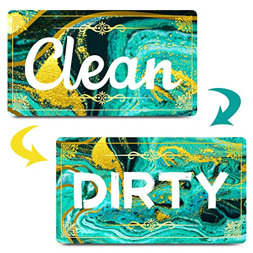 Dirty Clean Dishwasher Magnet,Dishwasher Magnet Clean Dirty Sign Magnet for Dishwasher Dish Bin That Says Clean or Dirty Dish Washer Refrigerator for Kitchen Organization and Storage Necessities