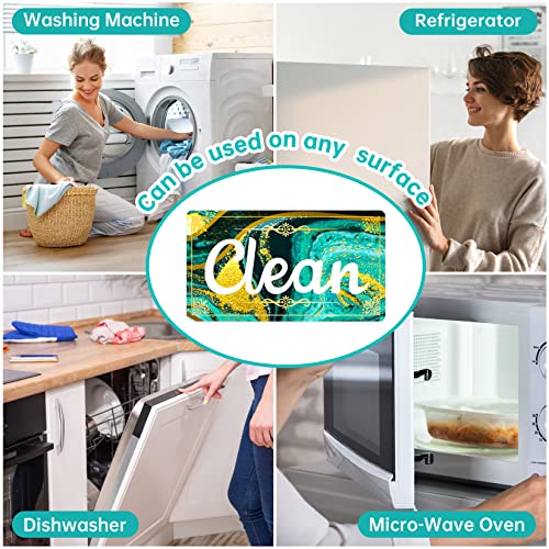 Dirty Clean Dishwasher Magnet,Dishwasher Magnet Clean Dirty Sign Magnet for Dishwasher Dish Bin That Says Clean or Dirty Dish Washer Refrigerator for Kitchen Organization and Storage Necessities