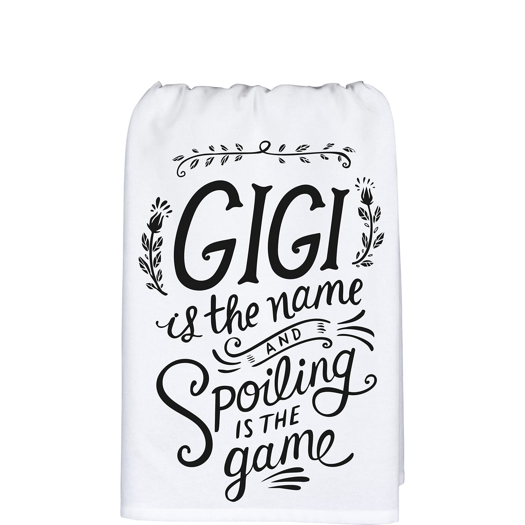 18TH STREET GIFTS Gigi Kitchen Towels and Refrigerator Magnet - Gigi Gifts for Grandma - Grandma Gifts from Grandchildren - New Grandmother Gifts