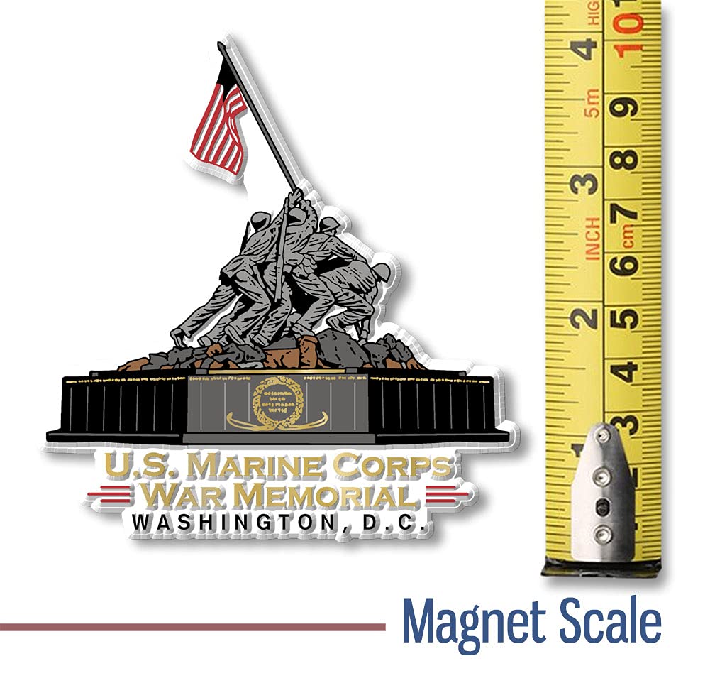 Washington DC Monument Magnet Set of 6 by Classic Magnets, Collectible Souvenirs Made in The USA