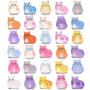 morcart 30pcs cat magnets for fridge, cute magnets for refrigerator locker whiteboard decorative magnetic board cabinets classroom office cubicle school gift for adult