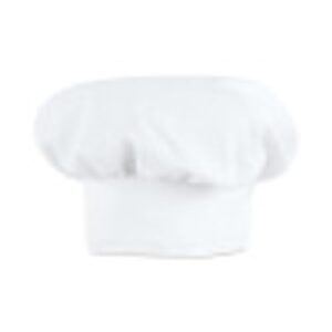 red kap chef designschef hat, white, large