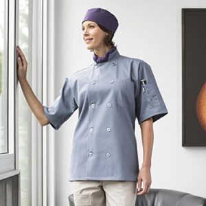 Uncommon Threads womens South Beach Chef Coat Short Slvs Shirt, White, Medium US