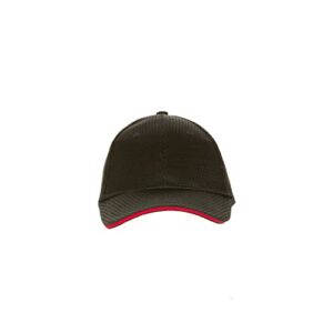 Chef Works Unisex Cool Vent Baseball Cap with Trim, Red, One Size