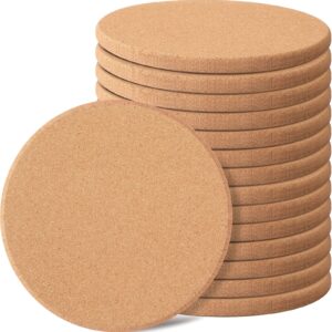 16 pack cork trivet 8 inch cork coaster thick cork trivets for hot dishes and hot pots heat resistant multifunctional cork board hot pads for table countertop