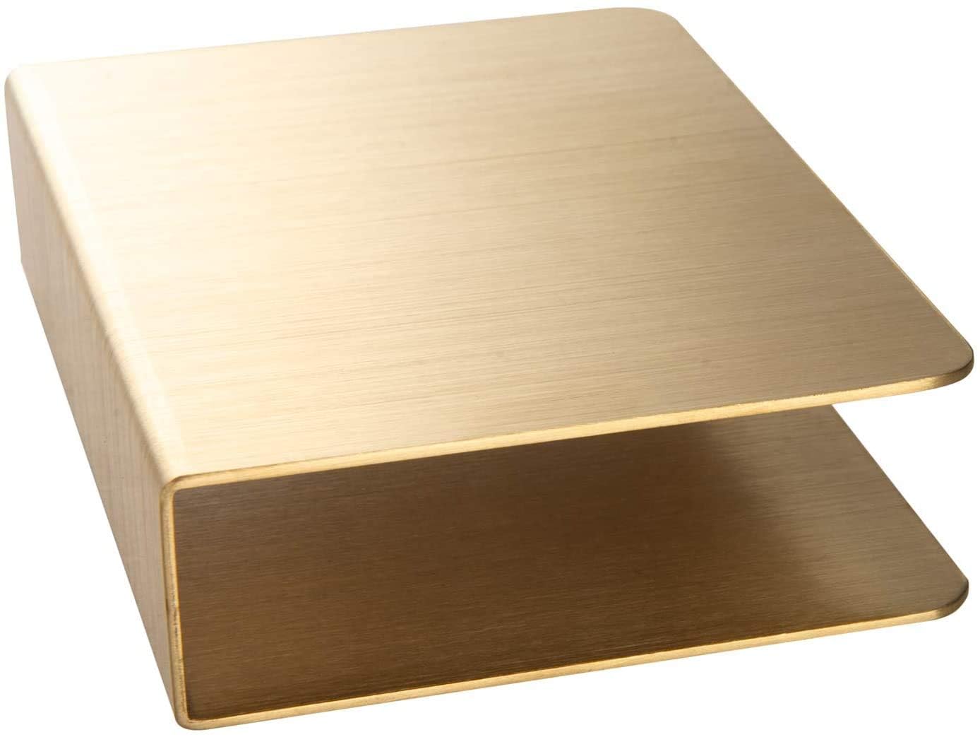 IMEEA Gold Napkin Holder Cocktail Napkin Holder Beverage Napkin Dispenser Stainless Steel Napkin Holder for Table