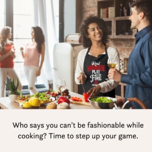 Fay People Funny Aprons for Women - Cooking Aprons for Women in 2 Styles - Funny Cooking Aprons for Mother's Day