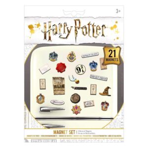 harry potter fridge magnets, set of 21 - official merchandise