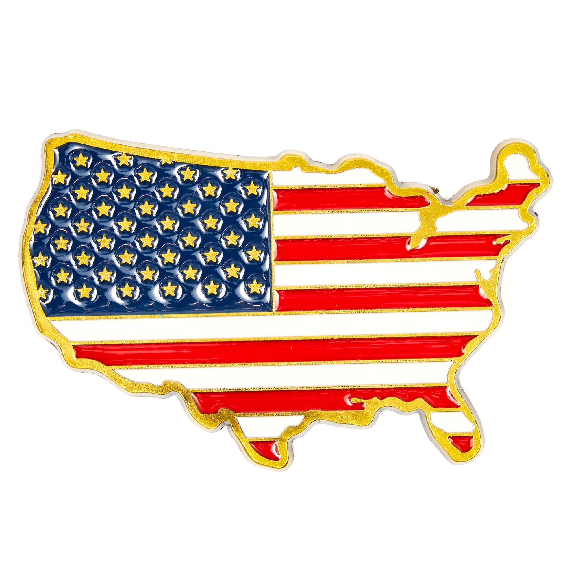 Juvale American Magnets for Fridge - Pack of 4 - New York, Chicago, Seattle, US Flag