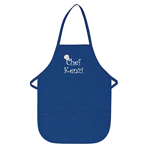 THE APRONPLACE Personalized Chef Any Name Child Apron Regular Add your own name for kids, kitchen, baking