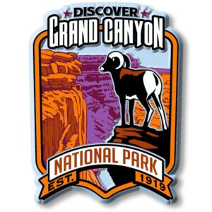 grand canyon national park magnet by classic magnets, 2.5" x 3.2", collectible souvenirs made in the usa