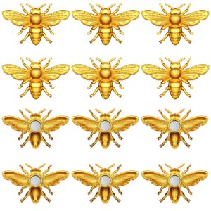 12 pieces bees refrigerator magnets bees fridge magnets cute bee whiteboard magnets for office whiteboard fridge decorations supplies