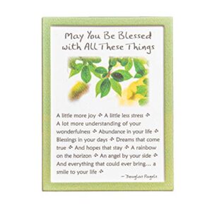 blue mountain arts encouragement magnet with easel back—birthday, wishing you well, or just because gift by douglas pagels, 4.9 x 3.6 inches (may you be blessed with all these things)