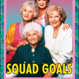 Ata-Boy The Golden Girls 'Squad Goals' 2.5" x 3.5" Magnet for Refrigerators and Lockers…