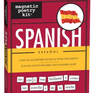 Magnetic Poetry - Spanish Kit - Words for Refrigerator - Write Poems and Letters on The Fridge - Made in The USA