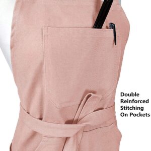 Aiden Brothers Work Apron with Large Pockets - Cotton Canvas - For Men, Women, 27"X31"