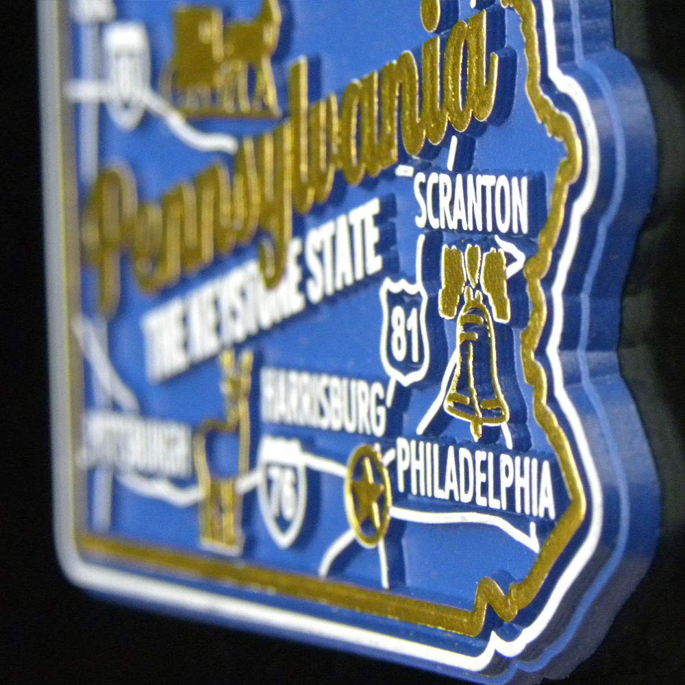 Connecticut Premium State Magnet by Classic Magnets, 2.6" x 2", Collectible Souvenirs Made in The USA