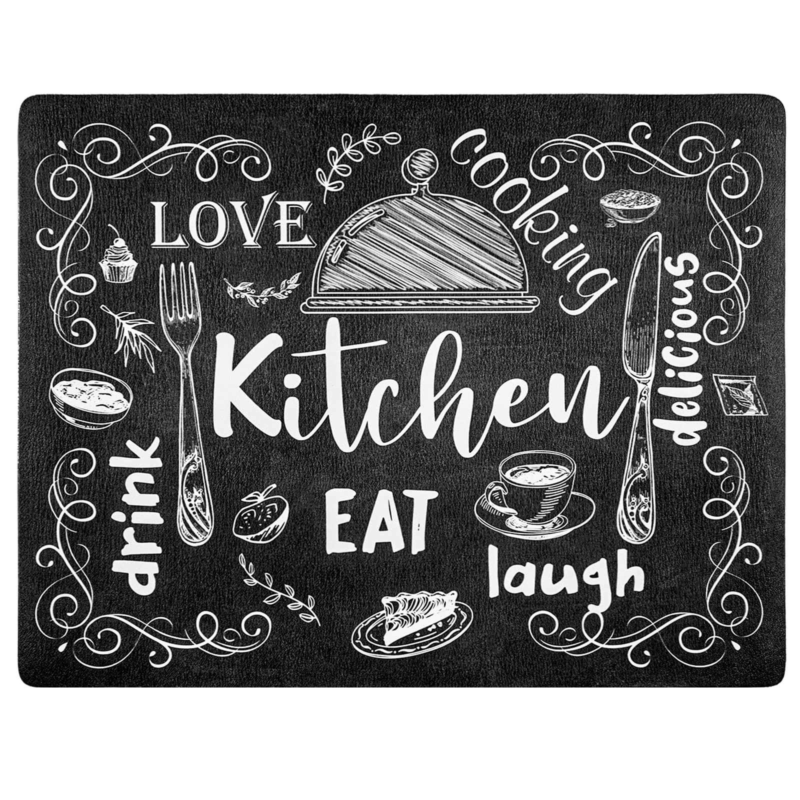 Rtteri Dish Drying Mats for Kitchen Counter Dish Drying Rack Pads Counter Mat Coffee Bar Mat Counter Mat Dish Drainer Mat