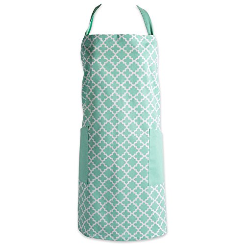 DII Lattice Basics Collection Kitchen Essentials, Apron, Aqua