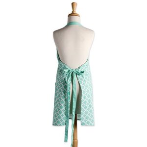 DII Lattice Basics Collection Kitchen Essentials, Apron, Aqua