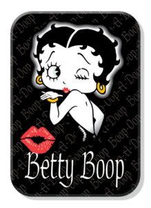 desperate enterprises betty boop kiss refrigerator magnet - funny magnets for office, home & school - made in the usa