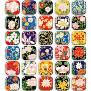 morcart 30 pcs magnets for fridge – decorative magnets for refrigerator – cute locker magnets,adult office and kitchen fridge magnets,school whiteboard blackboard magnets stamping flowers art gift