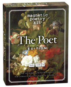 magnetic poetry - the poet kit - more essential words for your refrigerator - write poems and letters on the fridge - made in the usa