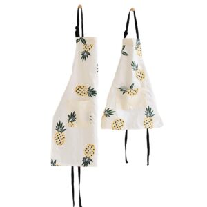 2 pack parent child apron, waterproof apron pocket gift for mother daughter