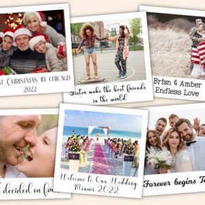 Premium Magnet - Custom Photo Fridge Locker - Personalized Magnetic Photos Gifts | Save Your Best Photos (3.0 Inches)