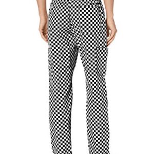 Chef Code Chef Pants, Checkered White, Medium