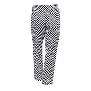 Chef Code Chef Pants, Checkered White, Medium