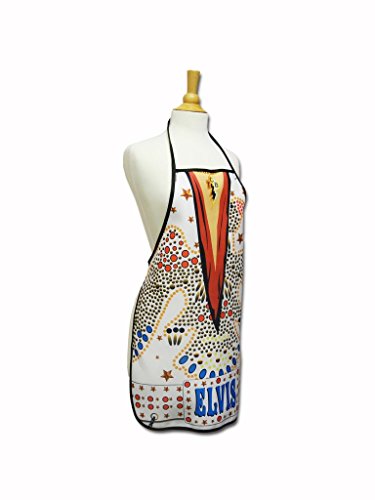 Midsouth Products Elvis Presley Apron White Jumpsuit