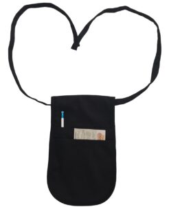 fame f31 black stash and store money pouch apron and f51 fame cloth belt